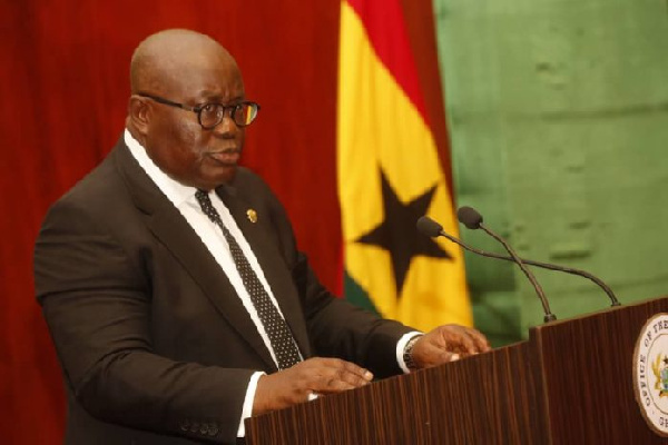 President Akufo-Addo addressing the 43-member board