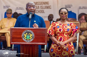 Vice President, Dr. Mahamudu Bawumia and Ursula Owusu- EKuful