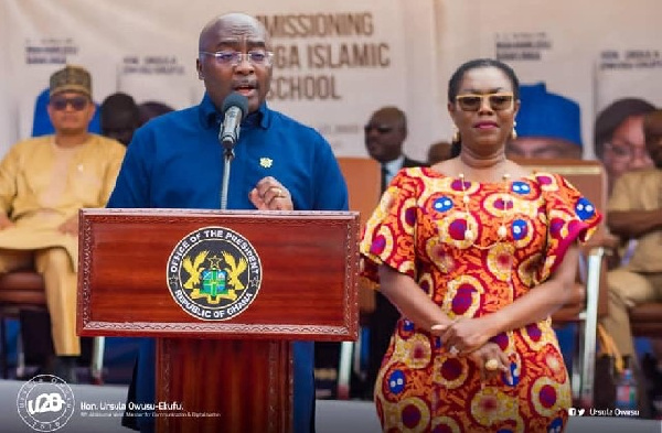 Vice President, Dr. Mahamudu Bawumia and Ursula Owusu- EKuful