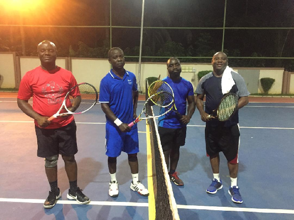 Some clubs members of G.O/Eusbett tennis club