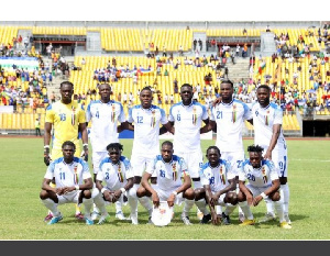 Central African Republic National Team Pose Ahead Of The Second Leg Of The 2023 