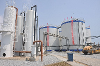 Large biogas digesters at Zoomlion