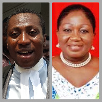 Alex Afenyo Markin MP for Effutu and Patricia Appiagyei