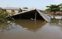 The rain, which started at 11am, left several suburbs of the Tamale metropolis submerged