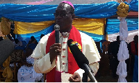 Right Rev. Stephen Bosomtwe Ayensu, Superintendent Minister of Calvary Methodist Church in Kumasi