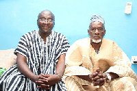 Vice President Dr Mahamudu Bawumia with Yagbonwura