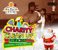 Jonathan Mensah led his Foundation to spruce up the Dzorwulu Special School on Sunday.