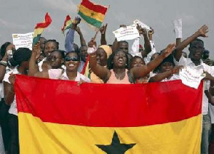 GhanaianswithFlag