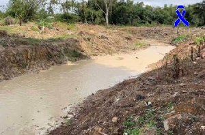 River Contaminated By Galamsey Operation .png