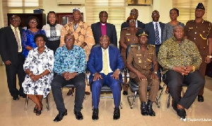 Veep Dr. Mahamudu Bawumia and Interior Minister, Ambrose Dery join other members of the council