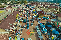 Revelers arriving at Kwahu