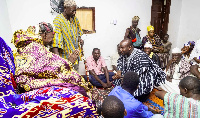 Abu Jinapor paying homage to Yagbonwura