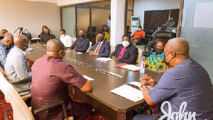 John Mahama meeting with members of the clergy