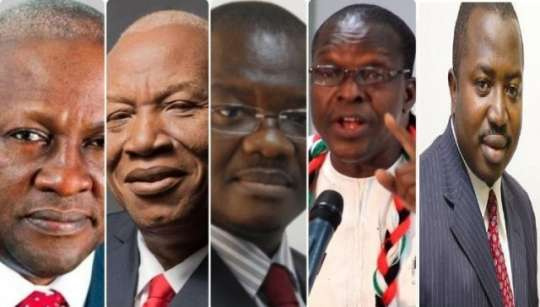 NDC flag-bearer aspirants