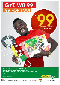 The Gotv Plus decoder, is now GHC99 against the previous price of GHC 175