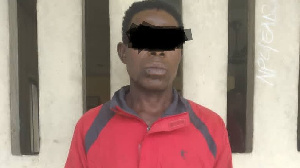 49-year-old Ukachukwu Enoch Christopher na di suspect for police hand