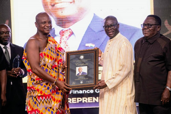 Togbe Afede XIV was awarded 'Ghana’s Greatest Entrepreneur of All Time' at the 12th editio