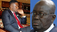 Kwame A Plus and President Nana Addo Dankwa Akufo-Addo