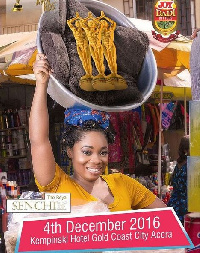 Moesha Boduong in a promotional shoot for 2016 Ghana Movie Awards