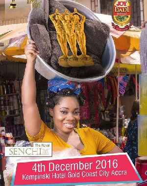 Moesha Boduong in a promotional shoot for 2016 Ghana Movie Awards