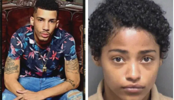 Sasha Skare is accused of killing Martell Derouen - Left via CBS Austin | Right credit: Bexar Co.