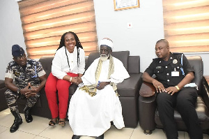 The Chief Imam with Chief Supt. Kwaku Bempah