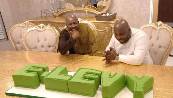 E-Levy cake was presented to Osei Kyei-Mensah-Bonsu