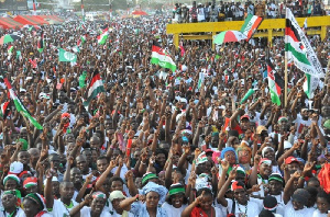 File photo: NDC supporters at a rally