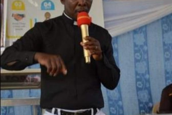 Reverend John Asare, Presiding Pastor of the Kuotokrom Calvary Baptist Church in Sunyani