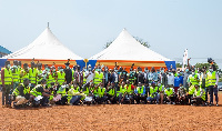 The motorcycle riders captured in a photo