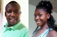 Solomon Donkor (L), 49 and his17-year-old daughter Hannah (R) died in Thursday night's inferno