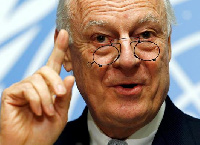 UN Syrian envoy De Mistura was expected to issue invitations on Tuesday for the Riyadh meeting