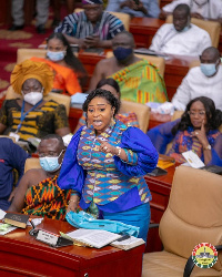 Member of Parliament for the Dome Kwabenya Constituency,  Sarah Adwoa Safo,