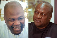 Ibrahim Mahama, brother of former President John Mahama(L)