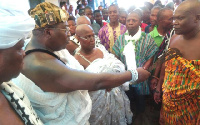 The customary rites were undertaken by the Chief Priest of Ajumaku Dewurampong