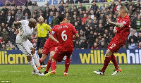 Andre Ayew starred for Swansea City