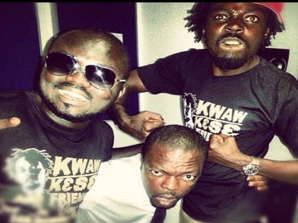 An old photo of Fenech, KOD and Kwaw Kese