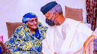 Hajia Habi Yar'Adua wit Prof Osinbajo