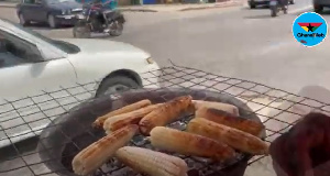 Roasted corn was previously sold at GH¢1.50p