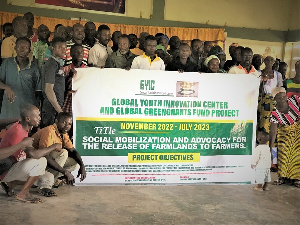 Farmers were engaged by GYIC on how to avoid disputes with land owners