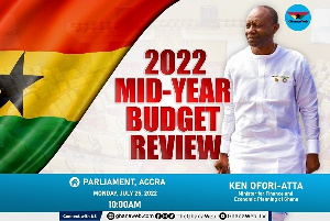 Finance Minister, Ken Ofori-Atta will deliver the mid-year budget in parliament