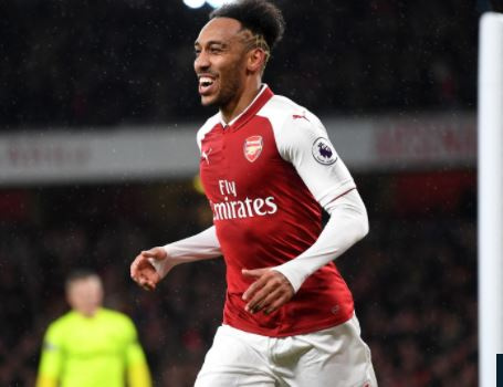 Aubameyang has scored 17 goals in the Premiership