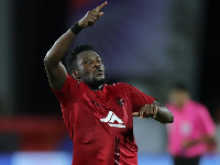 NorthEast United striker Asamoah Gyan