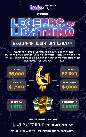 The #LegendsOfLightning ‘Building for Africa’ track is slated for October 12th to December 7th, 2022