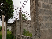 A photo of the abandoned six-unit classroom