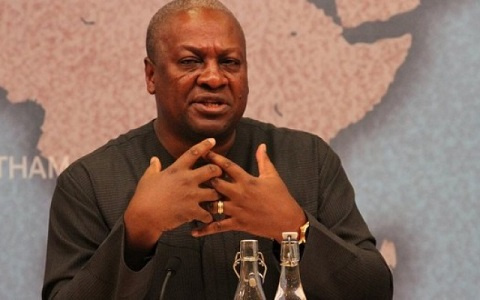 NDC flagbearer, John Dramani Mahama