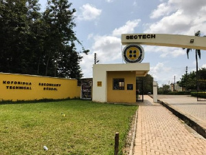 The main entrance of the Koforidua Secondary Senior High School