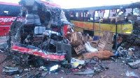 The mangled Yutong bus