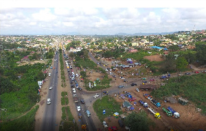 A file photo of the Pokuase township