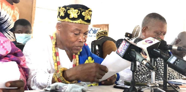 Paramount Chief of Afife Traditional Area in the Ketu North district, Torgbui Adrakpanya VI